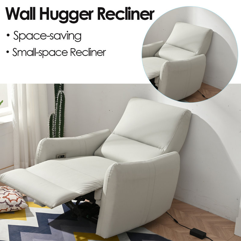 Power Recliner Chair Zero Clearance Recliner Zero Wall Recliners Small Power Recliner For Living Room Electric Recliner For Small Space Reclining